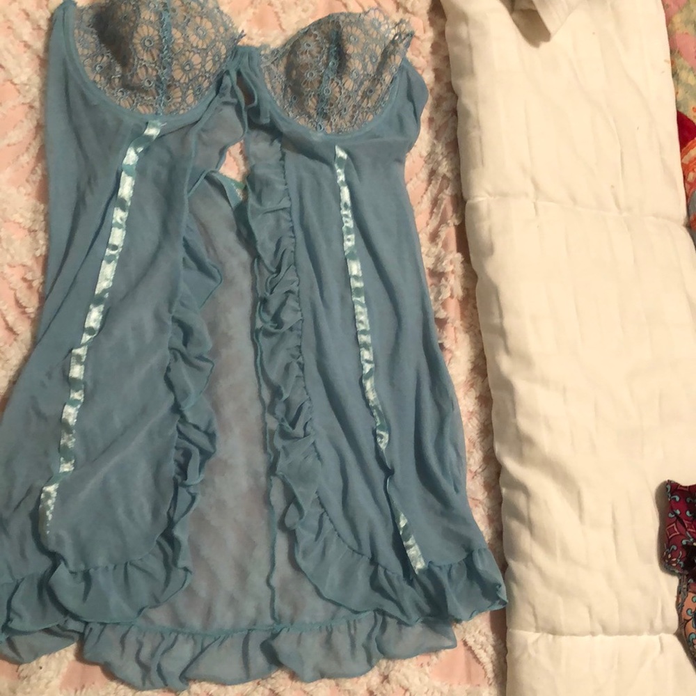 Strapless lingerie slip dress